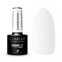Claresa Soak Off UV/LED Celebration lakier hybrydowy 01 5g