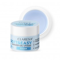 Claresa Soft & Easy Builder Gel UV/LED el budujcy Clear 12g