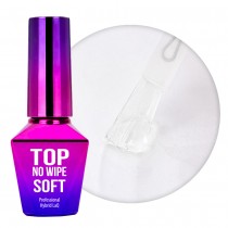 Mollylac Top No Wipe Soft top bez przemywania Clear 10g