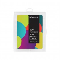 Neonail Duo AcrylGel formy do przeduania paznokci 03 migda wspczesny 120szt
