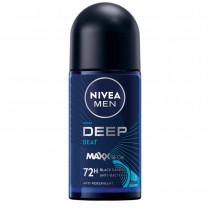 Nivea Men Deep Black Carbon Beat antyperspirant z aktywnym wglem Roll-On 50ml