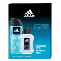 Adidas Ice Dive Woda toaletowa 100ml spray + el pod prysznic 250ml