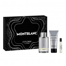 Mont Blanc Explorer Platinum Woda perfumowana 100ml spray + Woda perfumowana 7,5ml + el pod prysznic 100ml