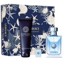 Versace Pour Homme Woda toaletowa 100ml spray + Woda toaletowa 5ml + el pod prysznic 150ml