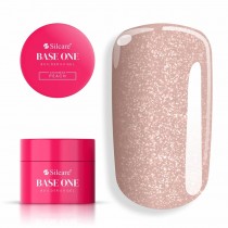 Silcare Base One Buldier Gel el budujcy do paznokci Shimmer Peach 100g