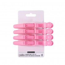 Sister young Lara Hairdressing Clips klipsy fryzierskie do wosw Pink 4szt