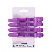 Sister young Lara Hairdressing Clips klipsy fryzierskie do wosw Violet 4szt