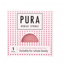 Sister young Pura Konjac Sponge gbka do mycia twarzy Konjac Pink