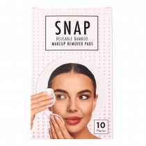 Sister young Snap Reusable Bamboo Makeup Remover Pads wielorazowe patki bambusowe do twarzy 10szt