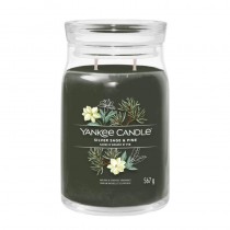 Yankee Candle Silver Sage & Pine Signature wieca zapachowa 567g