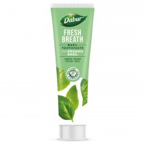 Dabur Frash Breath Basil Toothpaste pasta do zbw wiey oddech z Organiczn Bazyli 100ml