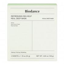 Biodance Refreshing Sea Kelp Real Deep Mask agodzca hydroelowa maseczka do twarzy 34g x 4szt