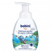 Bobini Fun kolorowa pianka do mycia i zabawy Niebeska 300ml