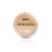 Quiz Cosmetics Color Focus Highlighter Powder puder rozwietlajcy wzbogacony Witamin E No02 Gold 10g