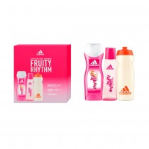 Adidas Fruity Rhythm Woda toaletowa 75ml spray + el pod prysznic 250ml + Bidon
