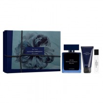 Narciso Rodriguez For Him Bleu Noir Woda perfumowana 100ml spray + el pod prysznic 50ml + Woda perfumowana 10ml spray