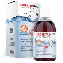Aura Herbals Argentum 200 Srebro Koloidalne 100ppm tonik 500ml