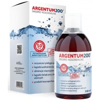 Aura Herbals Argentum 200 Srebro Koloidalne 50ppm tonik 500ml