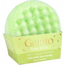 Bomb Cosmetics Body Buffer g�bka pod prysznic Warm Croissant & Pistachio
