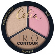 Celia Trio Contour zestaw do konturowania twarzy w pudrze 01 8g