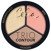 Celia Trio Contour zestaw do konturowania twarzy w pudrze 02 8g