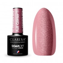 Claresa Soak Off UV/LED lakier hybrydowy Full Glitter 5 5g