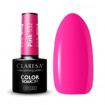 Claresa Soak Off UV/LED lakier hybrydowy Pink 532 5g