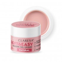 Claresa Soft & Easy Builder Gel UV/LED el budujcy Natural 12g