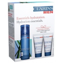 Clarins Men Essentials Hydratation balsam do twarzy 50ml + �el pod prysznic 2w1 30ml + �el do twarzy 30ml