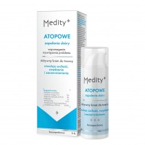 Medity+ Atopowe Zapalenie Sk�ry aktywny krem do twarzy niweluje sucho��, sw�dzenie i zaczerwienienie 50ml