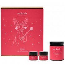 Mokosh Amorek Usta do Pocaunkw balsam do ust 15ml + peeling do ust 15ml + nawilajcy balsam do ciaa 180ml