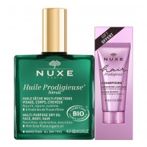 Nuxe Huile Prodigieuse Neroli suchy olejek do pielgnacji twarzy, ciaa i wosw 100ml + szampon nadajcy poysk 30ml