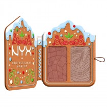 NYX Professional Makeup Holiday Buttermelt Face Pallette paletka do konturownia 02 Deep 10g