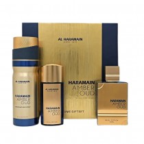 Al Haramain Amber Oud Bleu Edition Woda perfumowana 75ml spray + Woda perfumowana 30ml spray + Dezodorant 200ml spray