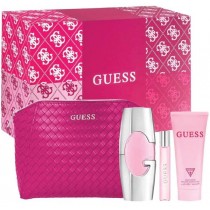 Guess Guess For Women Woda perfumowana 75ml spray + Woda perfumowana 15ml spray + Balsam do cia�a 100ml + Kosmetyczka