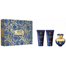 Versace Dylan Blue Pour Femme Woda perfumowana 50ml spray + Balsam do cia�a 50ml + �el pod prysznic 50ml