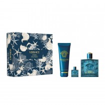 Versace Eros Woda perfumowana 100ml spray + el pod prysznic 150ml + Woda perfumowana 5ml