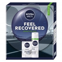 Nivea Men Feel Recovered Sensitive Duo Pianka do golenia 200ml + Balsam po goleniu 100ml