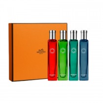 Hermes Eau de Basilic Pourpre + Eau de Citron Noir + Eau de Rhubarbe Ecarlate + Eau d`Orange Verte 4 x Woda koloska 15ml