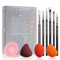 Jessup Beauty Kit Zestaw pdzli i gbeczek szkatuka T504