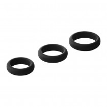 Dream Toys Ramrod Smooth Silicone Cockring Pack pier�cie� na penisa 3szt