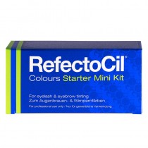 Refectocil Colours Starter Kit Mini farba do brwi Black 15ml + farba do brwi 15ml + oksydant 50ml