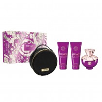 Versace Dylan Purple Pour Femme Woda perfumowana 100ml spray + Balsam do cia�a 100ml + �el pod prysznic 100ml + Kosmetyczka