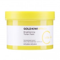 Holika Holika Gold Kiwi Vita C Plus Brightening Toner Pad rozja�niaj�ce, tonuj�ce p�atki do twarzy z witamin� C 80 sztuk