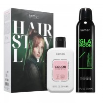 Kemon Color Shampoo szampon do w�os�w farbowanych 250ml + Glamoon nab�yszczacz w sprayu 250ml