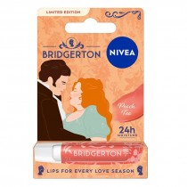 Nivea Bridgerton Edition piel�gnuj�ca pomadka do ust Peach Tea 4,8g