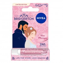 Nivea Bridgerton Edition piel�gnuj�ca pomadka do ust Rose Meringue 4,8g