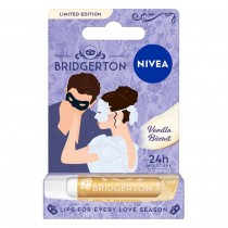 Nivea Bridgerton Edition piel�gnuj�ca pomadka do ust Vanilla Biscuit 4,8g