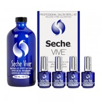 Seche Vive Insta Gel Effect Top Coat zestaw top�w do paznokci tradycyjnych 480ml + 4x14ml