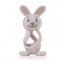 Brush Baby Bobbie Bunny Teether zabawka-gryzak dla niemowl�t Cappuccino Grey